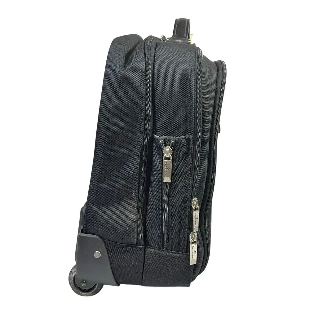 Samsonite Rolling Briefcase Laptop Travel Bag Wheeled Case Carry On Laptop